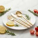 LIYH 360 Pcs Gold Plastic Silverware - Elegant Gold Silverware Disposable Utensils Set for Weddings,Parties & Events - Includes Forks,Spoons,Knives,Cutlery Tableware