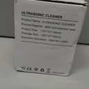 TEBAL Ultrasonic Retainer Cleaner Machine, 52kHz Ultrasonic Denture Cleaner for Night Guards, Braces, Toothbrush Heads, Jewelry and More, Ultrasonic Cleaner for Retainers with 250ML, Black-Beige