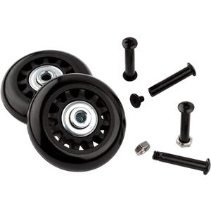 Protec Replacement Wheels Designed for Protec Bags and Cases Black Model WLSBKPR 60mm