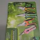 3 Pack Garden Pruning Shears Stainless Steel Blades Handheld Pruners Set with Gardening Gloves