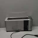 Mueller UltraToast Full Stainless Steel Toaster 2 Slice, Long Extra-Wide Slots with Removable Tray, Cancel/Defrost/Reheat Functions, 6 Browning Levels with LED Display, Housewarming Gifts New Home