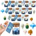 Fumete 35 Set Employee Appreciation Gifts Bulk for Coworkers Staff - Thank You Desk Pet Animal Pun Note Card Teacher Appreciation Gifts for Volunteer Nurses Team Graduation Party Favors (Sea)