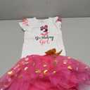IBTOM CASTLE Cake Smash Half 1st 2nd 3rd Birthday Girl Princess Polka Dots Ruffle Skirt Set ONE Party Costume Headband 3 YEARS