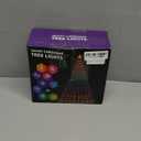 Smart Ring Christmas Tree Lights with Star Topper Indoor Outdoor - 7Ft x 20 Lines String 400 Optimum LED Easy App Control Images Color Changing Timer Remote Waterproof for 6 7 7.5 Ft Xmas Trees