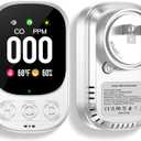 Carbon Monoxide Detector Plug in Wall, 3-in-1 CO Level Monitor Alarm with Temp/Humidity Sensor, Portable Carbon Monoxide Detectors Easy to Read & Install, for Home/Hotel/RV (White-1Pack)
