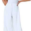 Allegra K Jumpsuit for Women Chiffon Sleeveless Halter Neck Wide Leg 2026 Dressy Casual Jumpsuits