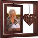 Vetbuosa Memorial Gifts for Loss of Mom, Mother's Day Gift for Mom in Heaven, Bereavement Picture Frame, Sympathy Gifts for Loss of Mother, Remembrance Funeral Condolence Grief Gift,Fits 4x6 In Photo
