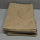 Shappy 10 Pack Burlap Tote Bag Set, Reusable Blank Jute Burlap Grocery Bag with Handle for Bridesmaid Gift Shopping DIY(Jute)