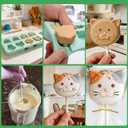 Juome Cake Pop Mold Kit, 2 Pack 16 Cavities Animal Shape Cakesicle Molds Silicone with 100 Wooden Sticks&100 Packaging Bags, Cake Pop Maker Supplies Accessories, Baking Tools for Home Baking Desserts