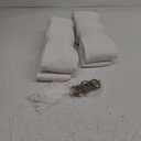 92 Inch Long Pinch Pleat Linen Curtains for Living Room 2 Panels Set Natural Cream Boho Semi Sheer Light Filtering Neutral 92 Inch Pleated Curtain with Rings Hooks Floor Ceiling Bedroom Window