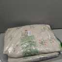 Farmhouse Floral Curtains 96 Inches Long 100% Blackout Living Room Drapes, Linen Blend Bohemian Window Curtain Panels with Tassel Bedroom 2 Panels Thermal Insulated Room Darkening