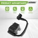 A411000500 Ignition Coil Module Air Fuel Filter Spark Plug Kit Fit for Echo Blower ES250 ES252 PB250 PB250LN PB252