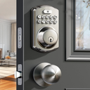Veise Keyless Entry Door Lock with 2 Knobs, Electronic Backlit Keypad Deadbolt with Handle Set, Auto Lock, One-time Codes, Smart Deadbolt for Front Door, Easy Installation, Satin Nickel