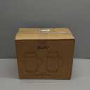 Glass Pitcher with Lid, 2 PACK 68 oz/2 Liter Vintage Water Pitcher, Clear Borosilicate Glass Water Carafe for Cold Brew, Coffee, Lemonade, Iced Sun Tea,Beverage, Milk, Heat Resistant