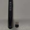 QUI Presentation Clicker for PowerPoint, RF 2.4GHz USB Wireless Presenter Remote with Volume Control, PowerPoint Clicker Slide Advancer for Mac, Windows, Laptop, Keynote (Black)