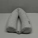 Dot&Dot Twist Memory Foam Travel Pillow for Airplanes - Travel Neck Pillow for Sleeping - Airplane Pillow for Neck Support, Chin, Lumbar and Leg - Adjustable, Bendable Neck Roll Pillow (Gray)