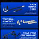 Orion Motor Tech Valve Spring Compressor, Universal Overhead Engine Valve Spring Remover and Installer OHV OHC Compressor Tool, Valve Stem Tool Valve Holder Tool Valve Keeper Remover and Installer
