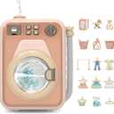 Toy Washing Machine,Water-Filled Washer and Dryer Playset for Kids