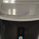 Nugget Ice Maker Countertop, 35.5Lbs/24Hrs Chewable Sonic Ice Machine with Self-Cleaning, Handle, Water Tank, Quiet Operation & Portable Pellet Ice Maker for Home, Office, Kitchen, Bar, Deep Black