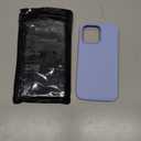 Ktele Compatible with iPhone 14 Pro Max Case, AB-Grade Liquid Silicone [Four Corner 50+Tiny Airbags Shockproof] [Soft Microfiber Lining Anti-Scratch] Camera Protection Case - Light Blue