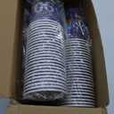 350PCS 90th Birthday Party Decorations for 50 Guests Blue and Gold Party Supplies Include Disposable Paper Plates, Napkins, Cups, and Tableware