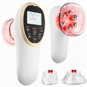 AAQ 4-in-1 Body Sculpting Machine - Professional Cellulite Massage Tool with Lymphatic Drainage & Skin Tightening, Body Sculptor for Back, Abdomen, Waist, Arms, Legs and Buttocks-White