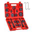 Orion Motor Tech Disc Brake Pad and Caliper Service Tool Kit | Professional Disc Brake Caliper Compression Tool Kit | Universal Disc Brake Caliper and Piston Wind Back Tool Set with Case