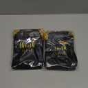 Roowest 100 Pcs Thank You Satin Gift Bags Drawstring Jewelry Candy Pouches for Wedding Bridal Shower Baby Shower Favor Drawstring Bag for Birthday Holiday Party(4 x 6 Inch,Black)