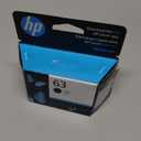 HP 63 Black Ink Cartridge for HP Printers | Works with Printer Series: DeskJet 1112, 2130, 3630; ENVY 4510, 4520; OfficeJet 3830, 4650, 5200 | Eligible for Instant Ink | F6U62AN