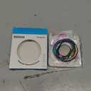 Doflyesky Magnetic Phone Ring Holder with Magsafe, Double Adjustable Gym Finger Ring Grip, Removable Phone Grip, for iPhone, iPad and Smartphones, Compatible with Magnetic Car Mount (Colorful)