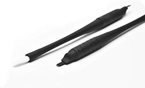 M PACK Of 10 Mellie's Signature Microblading Disposable Pen - U SHAPE .18mm - Sterile - Sharp Blade & Non Slip Grip With Pigment Sponge - 18U Microblading Needles M PACK Of 10 Mellie's Signature Microblading Disposable Pen - U SHAPE .18mm - Sterile - Sharp Blade & Non Slip Grip With Pigment Sponge - 18U Microblading Needles