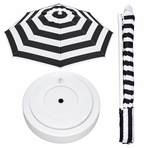 Pool Buoy Floating Pool Umbrella – 7" Premium UV Shade Umbrella with Weighted Base – Luxury Portable Sun Protection for Pools, Lakes & Hot Tubs – No-Tool Setup