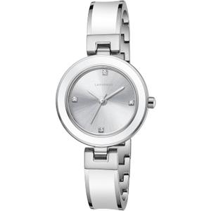 Gold Watches for Women, Bangle Dainty Womens Watch for Small Wrists, Luxury Vintage Ladies Watches with Adjustable Bracelet, Waterproof Analog Watch, Birthday & Valentines Day Gifts for Women (03-SilverWhite)