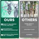 Mole Trap Scissor 2 Pack, Upgraded Mole Traps for Lawns that Kill Best, Galvanized Steel Mole Killer, Easy Step Setup