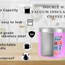 Jesus Touched My Water Mug with Lid - Jesus Gifts for Women - 14oz Pink Christian Coffee Mugs for Women Insulated Stainless Steel