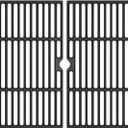 Cooking Grid Grates for Kenmore 4 Burner Grills, Enamel Cast Iron Grate Replacement Parts for Kenmore 146.10016510,146.46365610,146.16142210,146.16198211,2 Pack