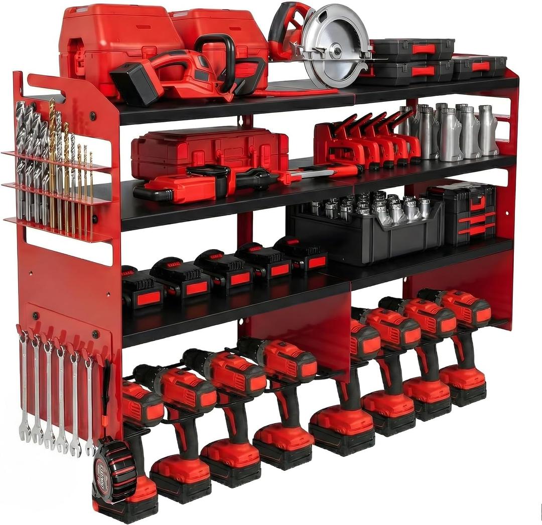 Large Power Tool Organizer Wall Mount