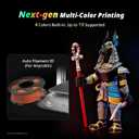 Anycubic Kobra X Multicolor 3D Printer, Easy Setup, Native 4-Color