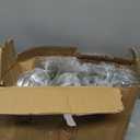 Whaline 20 Pcs Happy St. Patrick's Day Plastic Cups with Lids and Straws Clear Party Drinking Cups Green Shamrock Clover Reusable Tumblers for Irish Holiday Party Supplies