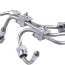 Fuel Injection Pipe Set 16851-53720 16851-53710 16861-53733 Compatible with Kubota D722 D782 Engine, Tractor B7400HSD, B7410D, G1800, GR2120, GR2100