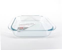 Fenix Rectangular Tempered Glass Dessert Dish 1.6L