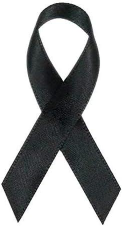 Ns Awareness Ribbons With Pins Black 250 Pack