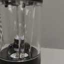 Electric Salt and Pepper Grinder Set Automatic Battery Pepper Mill Shakers Adjustable Coarseness Upgraded Larger Capacity with Led Home and Kitchen Appliances Birthday Gifts for Women Mom (Black/Black)