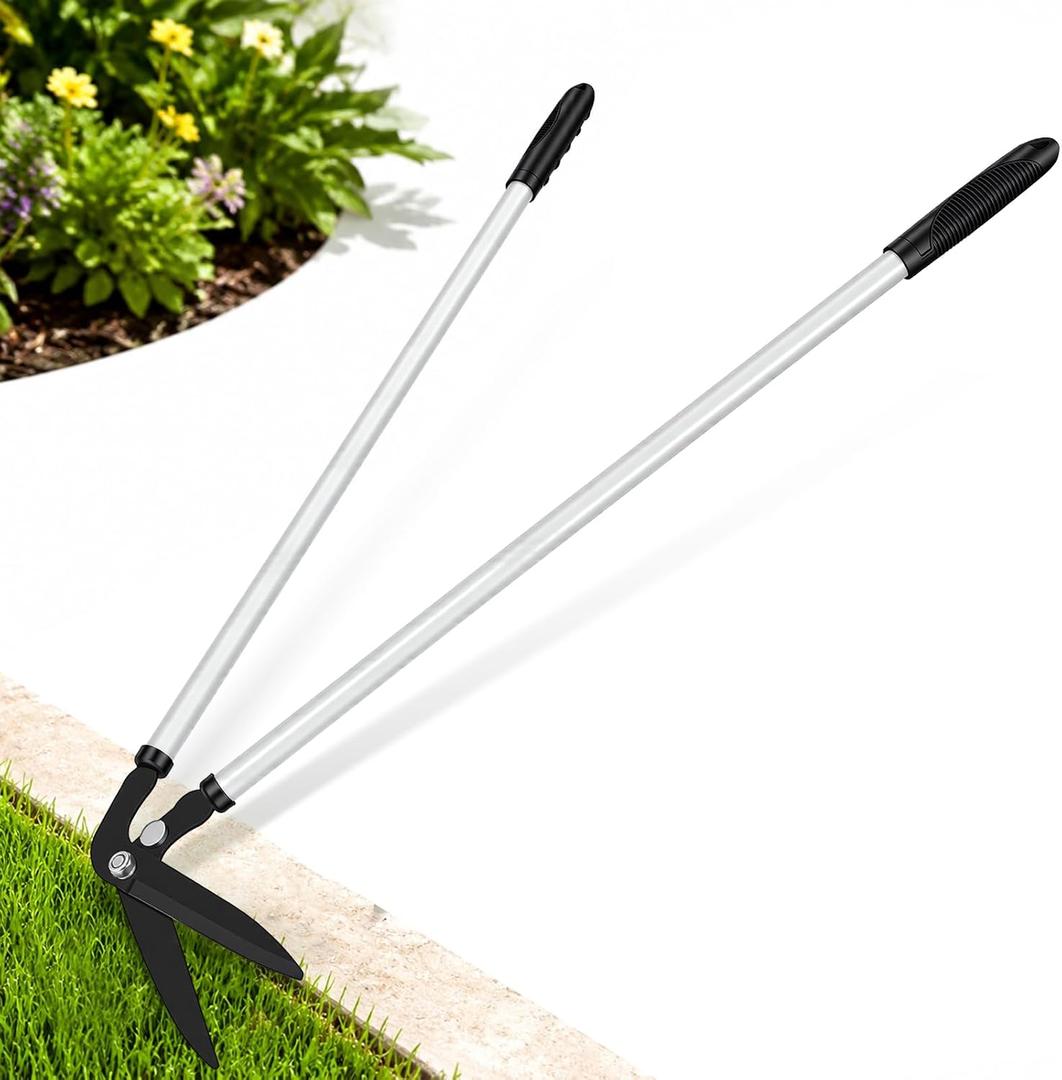 Chumia Long Handle Grass Shears for Lawn Landscaping, 38 Inch