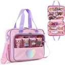 Doll Carrying Bag Compatible with LOL Surprise Dolls, Storage Organizer Compatible with Barbie Dolls 6-12Inch, Multiple Pockets for Accessories(Bag only)