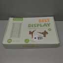 Winartton Karate Belt Display Rack with Stickers, Martial Arts Belt Display Holder, Taekwondo Belt Jiu Jitsu Belt BJJ Belt Display Hanging Holder for Adults (Walnut)