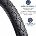 YUNSCM 2-PCS 16" Kid Bike Tires 16x1.75 47-305 Compatible with Road Bike Tires 16 x 1.75 Bicycle Tires
