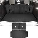 Cartist Trunk Mat & Backrest Mat Fits for Ford Explorer (6&7 Passenger) 2020-2025 2026 All Weather Rear Cargo mat for 2020-2026 Explorer Accessories