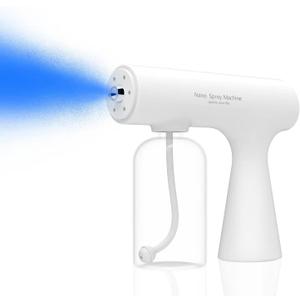 Handheld Humidifiers Atomizer SprayerRechargeable ULV Nano Sprayer with Blue Light,Electrostatic ULV Atomizer SprayerElectrostatic Portable Sprayer
