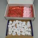 Happy Birthday Decoration for Men Women, Valentine’s Day Light Up Letters Luminary Bags with 30 Bright LED Candles, 2000 Rose Petals, 10 Red Balloons, Surprise Birthday Party Banner Signs